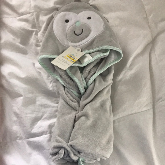 cloud island hooded towel